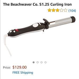 Beach waver curling iron